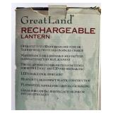 GreatLand Rechargeable Lantern With Charger & Box