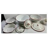 Antique Washboards & Enamelware Kitchen Mixed Lot