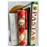 Pyrex Casserole Dish With Lid, Wicker Basket & Cookbook Mixed Lot