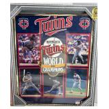 Minnesota Twins World Series Memorabilia Mixed Lot including 1965 Twins / Dodgers Program