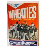 Minnesota Twins World Series Memorabilia Mixed Lot including 1965 Twins / Dodgers Program