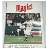Minnesota Twins World Series Memorabilia Mixed Lot including 1965 Twins / Dodgers Program
