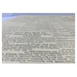 The Minneapolis Star Embossed Newspaper Front Page - Circa 1968