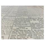 The Minneapolis Star Embossed Newspaper Front Page - Circa 1968