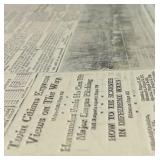 The Minneapolis Star Embossed Newspaper Front Page - Circa 1968