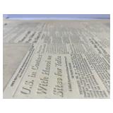 The Minneapolis Star Embossed Newspaper Front Page - Circa 1968