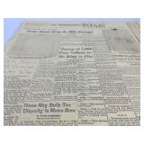 The Minneapolis Star Embossed Newspaper Front Page - Circa 1968