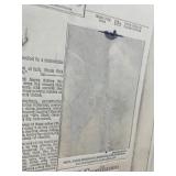 The Minneapolis Star Embossed Newspaper Front Page - Circa 1968