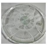 Clear Glass Decorative Plate