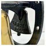 Brass Bell With Black Wall Mount