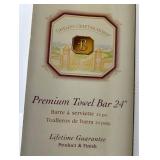 Baldwin Bathroom Accessory Set (Lot of 3) Tissue Roll Holders and Towel Bar