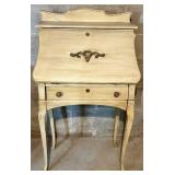Vintage Painted Secretary Desk & Chair
