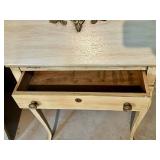 Vintage Painted Secretary Desk & Chair
