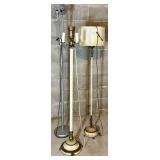 Floor Lamp Set (Lot of 3) - Untested, Sold As-Is