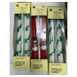 Holiday Decor Mixed Lot - Candles, Ornaments & Figurines