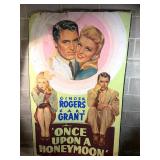 Once Upon a Honeymoon Vintage Movie Poster