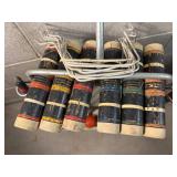 Vintage South Bend Lawnplay Croquet Set With Stand