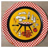 Vintage Barbecue Serving Trays (Set of 2)