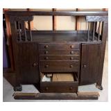 Ornate Dark Wood Cabinet