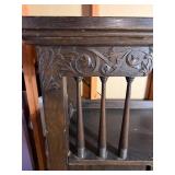 Ornate Dark Wood Cabinet