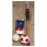 Kent Lawn Darts & Volleyball Net & Balls Mixed Lot