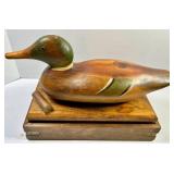 Duck Decoy Pair With Mason Decoy Box (Lot of 2)