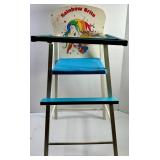 Vintage Rainbow Brite High Chair