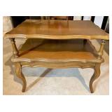 Vintage Wooden Armchair & Side Table Mixed Lot