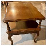 Vintage Wooden Armchair & Side Table Mixed Lot