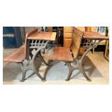 Vintage Schoolhouse Desks (Lot of 2)