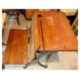 Vintage Schoolhouse Desks (Lot of 2)