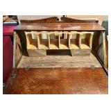 Antique Wooden Secretary Desk With Side Doors