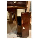 Antique Wooden Secretary Desk With Side Doors
