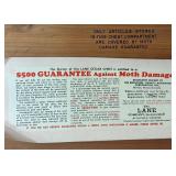 Vintage Lane Cedar Chest With Original Paperwork