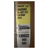 New Maax Renaissance 138932 Tub & Shower Door Gold Clear With Bar