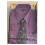 Croft & Barrow Dress Shirt & Tie Set (Lot of 2)