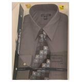 Croft & Barrow Dress Shirt & Tie Set (Lot of 2)