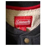 Coleman Shirt Lot of 2 Medium Plaid Button-Up & Henley Pullover