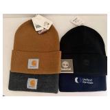 Carhartt, Timberland & United Rentals Beanie Hat Mixed Lot of 4