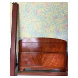 Wood Bed Frame Headboard & Footboard Full Size