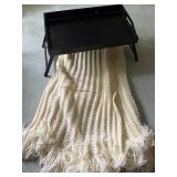Handmade Blanket With Elevated Tray