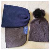 Winter Clothing Mixed Lot With Jacket, Hats, Scarves & Gloves