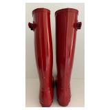 Hunter Red Rain Boots