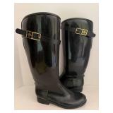 Black Knee-High Boots Size 8