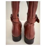 Sesto Meucci Brown Knee-High Boots Size 7 M