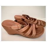 Donald J Pliner Wedge Sandals Size 7.5 N