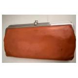 Hobo Leather Frame Clutch Wallet