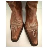 Spurs Leather Western Boots Size 7.5