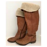 Ann Taylor Loft Leather Boots Size 7.5m