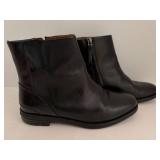 Hand Finished Leather Ankle Boots Size 6m